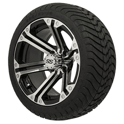 Show details for Set of (4) 14 inch GTW® Specter Wheels on GTW® Lo-Pro Street Tires Picture of Set of (4) 14 inch GTW® Specter Wheels on GTW® Lo-Pro Street Tires