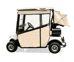 Show details for 3-sided track style enclosure, RXV, linen chameleon  Picture of 3-sided track style enclosure, RXV, linen chameleon
