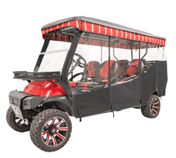 Show details for 3-SIDED CUSTOM SUNBRELLA ENCLOSURE & VALANCE Picture of 3-SIDED CUSTOM SUNBRELLA ENCLOSURE & VALANCE