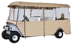 Show details for 3-sided track style vinyl enclosure, beige Picture of 3-sided track style vinyl enclosure, beige