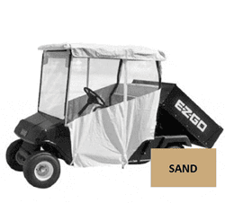 Show details for 3 SIDED OVER THE TOP VINYL ENCLOSURE, sand Picture of 3 SIDED OVER THE TOP VINYL ENCLOSURE, sand