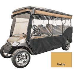 Show details for 3-sided track style vinyl enclosure, beige Picture of 3-sided track style vinyl enclosure, beige
