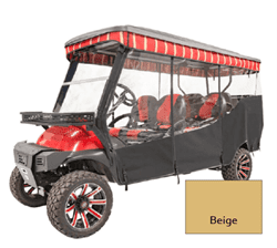 Show details for 3-Sided BEIGE Vinyl Enclosure & Valance Picture of 3-Sided BEIGE Vinyl Enclosure & Valance