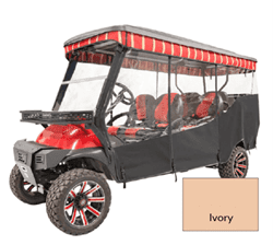 Show details for 3-Sided IVORY Vinyl Enclosure & Valance Picture of 3-Sided IVORY Vinyl Enclosure & Valance