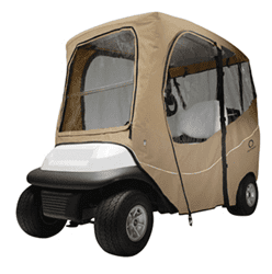 Show details for Classic 2-Passenger Deluxe Enclosure Khaki  Picture of Classic 2-Passenger Deluxe Enclosure Khaki