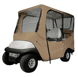 Show details for Classic Deluxe 4-Passenger Enclosure Khaki  Picture of Classic Deluxe 4-Passenger Enclosure Khaki