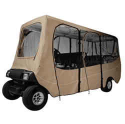 Show details for Classic Deluxe 6-passenger Enclosure Khaki Picture of Classic Deluxe 6-passenger Enclosure Khaki