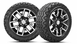 Show details for Wheel assembly 23-10-12 Kraken tire, Atlas gloss black wheel Picture of Wheel assembly 23-10-12 Kraken tire, Atlas gloss black wheel