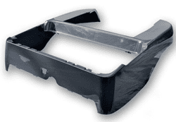 Show details for Rear body panel, black Picture of Rear body panel, black