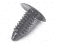 Show details for Black plastic Xmas tree push rivet Picture of Black plastic Xmas tree push rivet