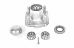 Show details for Aluminum Front Hub With Bearing Cups Picture of Aluminum Front Hub With Bearing Cups