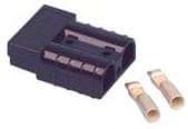 Show details for Black SB50 plug with 6 gauge contacts Picture of Black SB50 plug with 6 gauge contacts