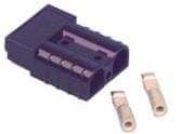 Show details for Black SB50 plug with 10-12 gauge contacts Picture of Black SB50 plug with 10-12 gauge contacts