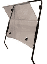 Show details for Fold down windscreen, tinted, 1/4" acrylic Picture of Fold down windscreen, tinted, 1/4" acrylic