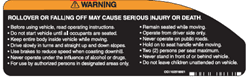 Show details for Decal Warning Rollover Picture of Decal Warning Rollover