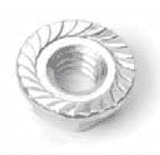 Show details for Nut, Flange, 1/4-20 Picture of Nut, Flange, 1/4-20