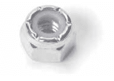 Show details for Nylon hex nut 1/4-20 (20/Pkg) Picture of Nylon hex nut 1/4-20 (20/Pkg)