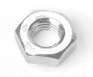 Show details for Hex jam nut 1/4-28. For #4839 and 4867 accelerator rod. Picture of Hex jam nut 1/4-28. For #4839 and 4867 accelerator rod.