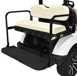 Show details for GTW MACH3 Rear Flip Seat - White Picture of GTW MACH3 Rear Flip Seat - White