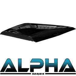 Show details for Black Alpha Series Hood Scoop Picture of Black Alpha Series Hood Scoop