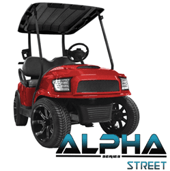 Show details for Red Alpha Street Front Cowl Kit Picture of Red Alpha Street Front Cowl Kit