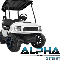 Show details for White Alpha Street Front Cowl Kit Picture of White Alpha Street Front Cowl Kit