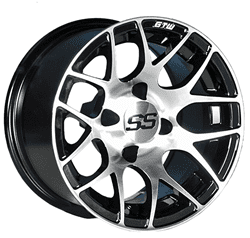Show details for GTW® Pursuit 12x7 Machined/Black Wheel (3:4 Offset) Picture of GTW® Pursuit 12x7 Machined/Black Wheel (3:4 Offset)