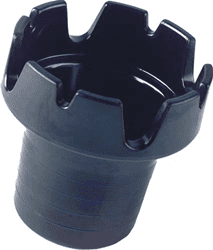 Show details for Black Cup Holder / Ashtray Picture of Black Cup Holder / Ashtray