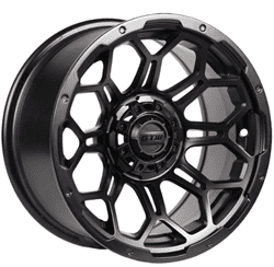 Show details for GTW® Bravo 14x7 Matte Black Wheel (3:4 Offset) Picture of GTW® Bravo 14x7 Matte Black Wheel (3:4 Offset)