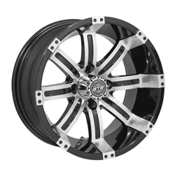 Show details for GTW® Tempest 14x7 Machined & Black Wheel (3:4 Offset) Picture of GTW® Tempest 14x7 Machined & Black Wheel (3:4 Offset)