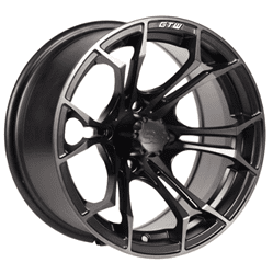 Show details for GTW® Spyder 14x7 Matte Black with Bronze Wheel (3:4 Offset) Picture of GTW® Spyder 14x7 Matte Black with Bronze Wheel (3:4 Offset)