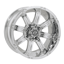 Show details for GTW® Tempest 14x7 Chrome Wheel (3:4 Offset) Picture of GTW® Tempest 14x7 Chrome Wheel (3:4 Offset)