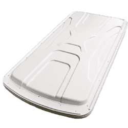 Show details for 84″ Versa Triple Track Top, White Picture of 84″ Versa Triple Track Top, White