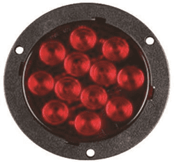 Show details for 4" Round LED Light Stop/Tail/Turn Flange Mount, 12 LED" Picture of 4" Round LED Light Stop/Tail/Turn Flange Mount, 12 LED"