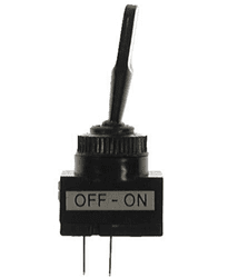 Show details for Toggle switch, with two male spade terminals Picture of Toggle switch, with two male spade terminals