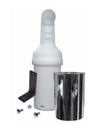 Show details for Sand & seed bottle, chrome Picture of Sand & seed bottle, chrome