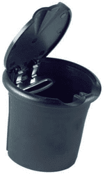 Show details for Ashtray With Spring Loaded Lid Picture of Ashtray With Spring Loaded Lid