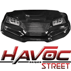 Show details for HAVOC Street Style Front Cowl Kit - Black Picture of HAVOC Street Style Front Cowl Kit - Black
