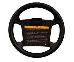 Show details for X2 steering wheel assembly (including cover) Picture of X2 steering wheel assembly (including cover)