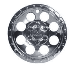 Show details for 10″ Chrome Rally Wheel Cover Picture of 10″ Chrome Rally Wheel Cover