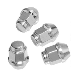 Show details for Chrome 4 Pack 12mm x 1.25 Metric Lug Nuts Picture of Chrome 4 Pack 12mm x 1.25 Metric Lug Nuts