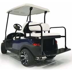 Show details for Steel Rear Flip Seat With White Cushions Picture of Steel Rear Flip Seat With White Cushions