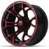 Picture of 15? GTW® Spyder Wheel –Black with Red, Picture 3