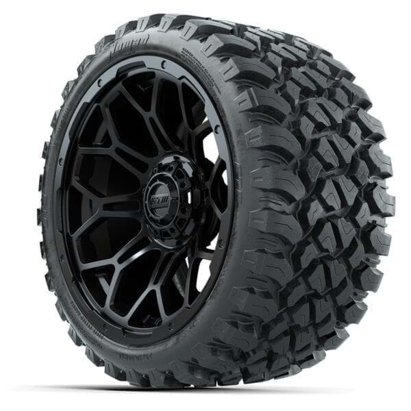 Picture of Set of (4) 15? GTW Bravo Matte Black Wheels with 23x10-R15 Nomad All-Terrain Tires