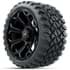 Picture of Set of (4) 15? GTW Raven Matte Black Wheels with 23x10-R15 Nomad All-Terrain Tires, Picture 1