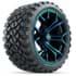 Picture of Set of (4) 15? GTW Spyder Blue/Black Wheels with 23x10-R15 Nomad All-Terrain Tires, Picture 2