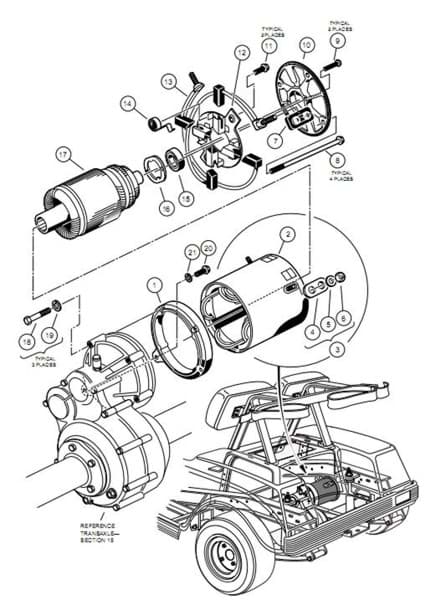 Picture of 48 Series Motor Assembly, 3.10 Hp