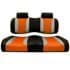 Picture of TSUN FS Cushions, TXT/RXV, Blk w/ Liq Silv Rush & Org Wave, Picture 1