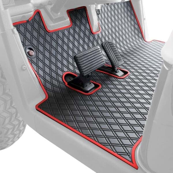 Picture of Xtreme Floor Mats for EZGO RXV (08-22)  - Black/Red