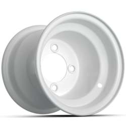 Picture of 8x7 White Steel Wheel (2:5 Offset)